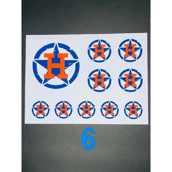 ASTROS BASEBALL HIGH QUALITY STICKERS SET BUNDLE - Picture 6 of 11